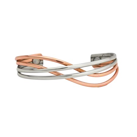 Meditation Copper Bracelet w/Magnets #854 - Click Image to Close